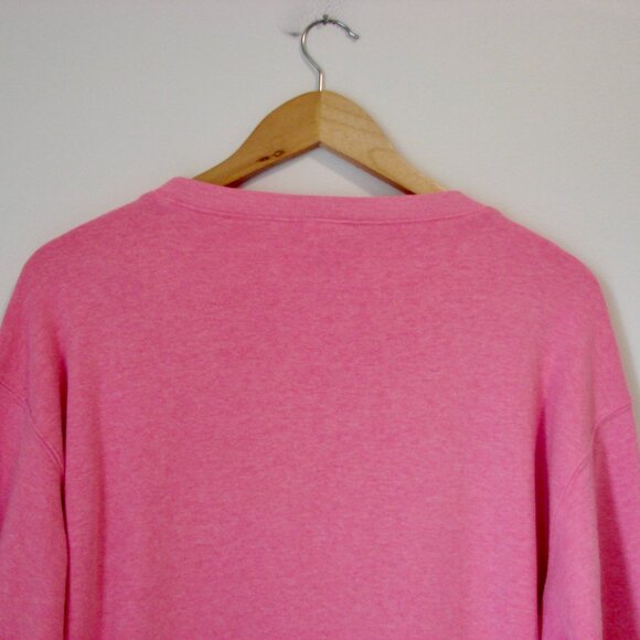 PINK Victoria's Secret Pink Logo Crew Sweatshirt Top Long Sleeve Size Small - Picture 10 of 11